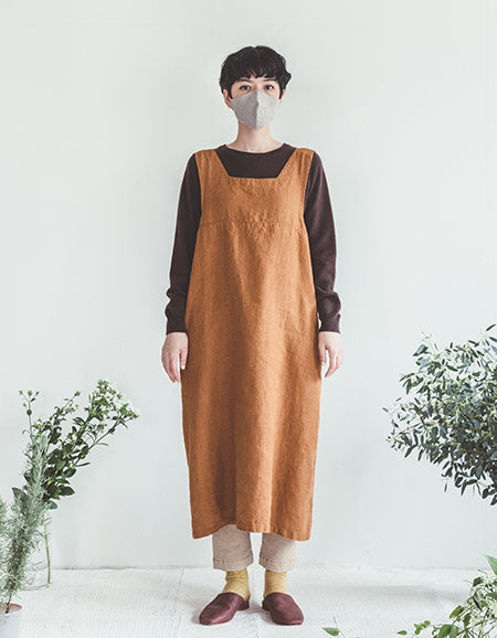 Fog Linen Work Lala Apron Dress