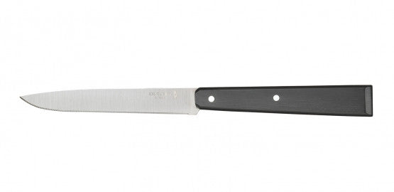Opinel Bon Appetite Pro Microserrated Table Knife No 125 -  Black POM Handle