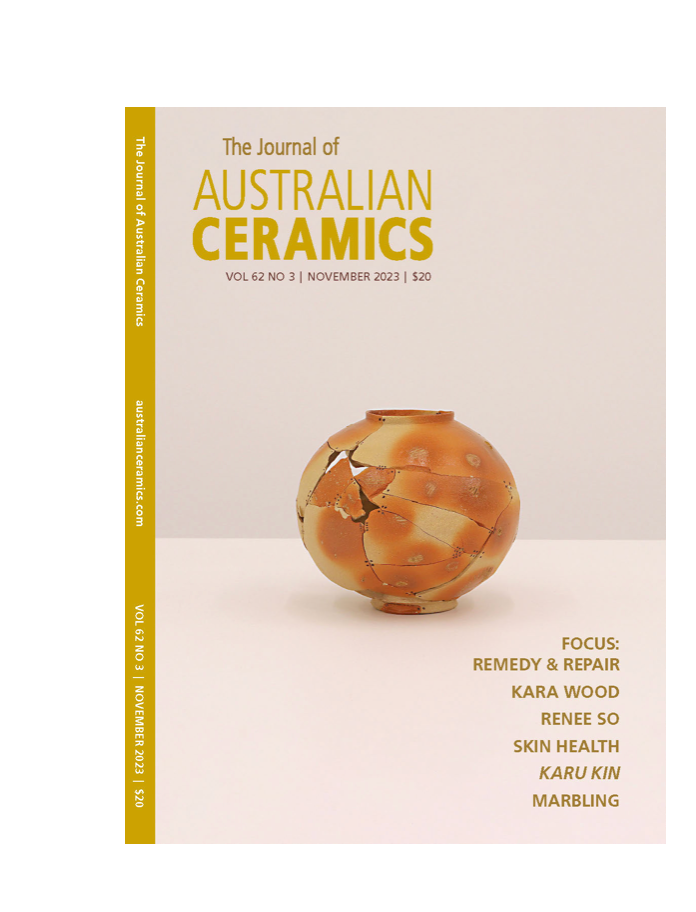 Journal of Australian Ceramics Vol 62 No 3