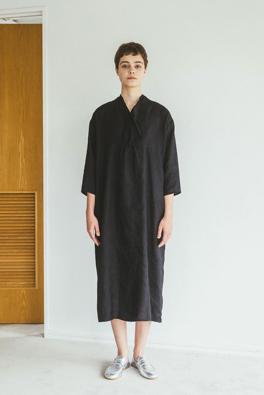 fog linen dress Camille Linen Dress by Fog Linen- La Garonne