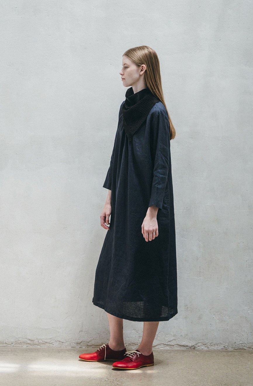 fog linen work dress Fog Linen Work Sienna Dress - Ardoise