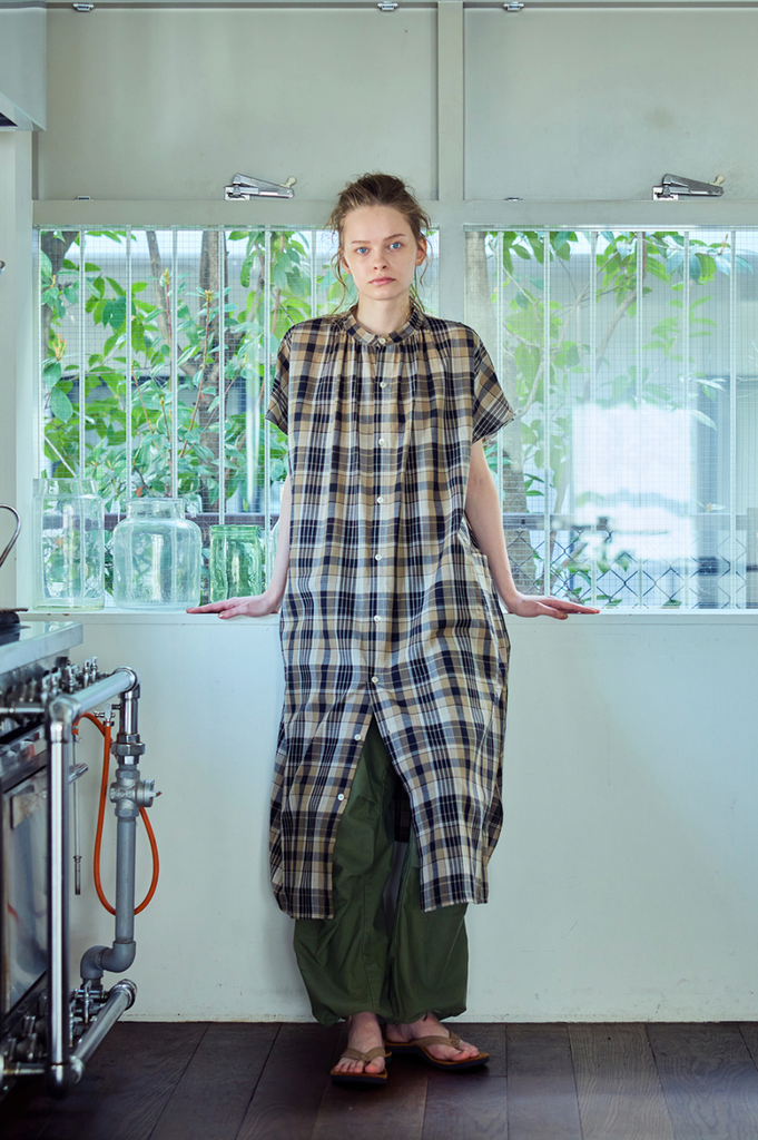 fog linen work dress Claire Calf Width/Height:Medium Wide By Anthropologie Sheer Chiffon line silhouette man_made