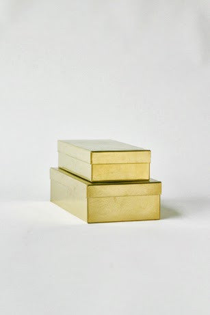 Rectangular box - Brass S