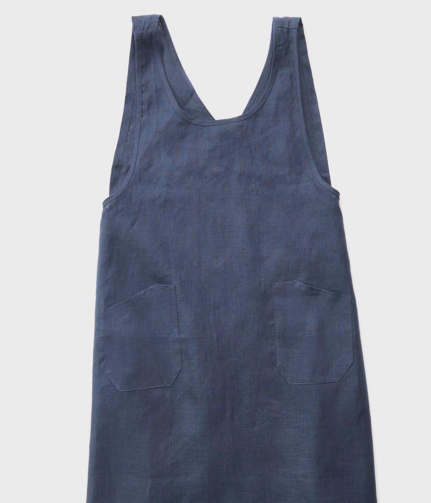 Fog Linen Work Linen Over Dress Apron Fog Linen Work Linen Over Dress Apron