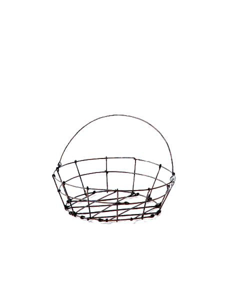 Fog Linen Work Round Basket