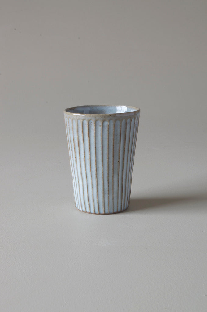 Terunobu Hirata Fluted Straw White Cup #3