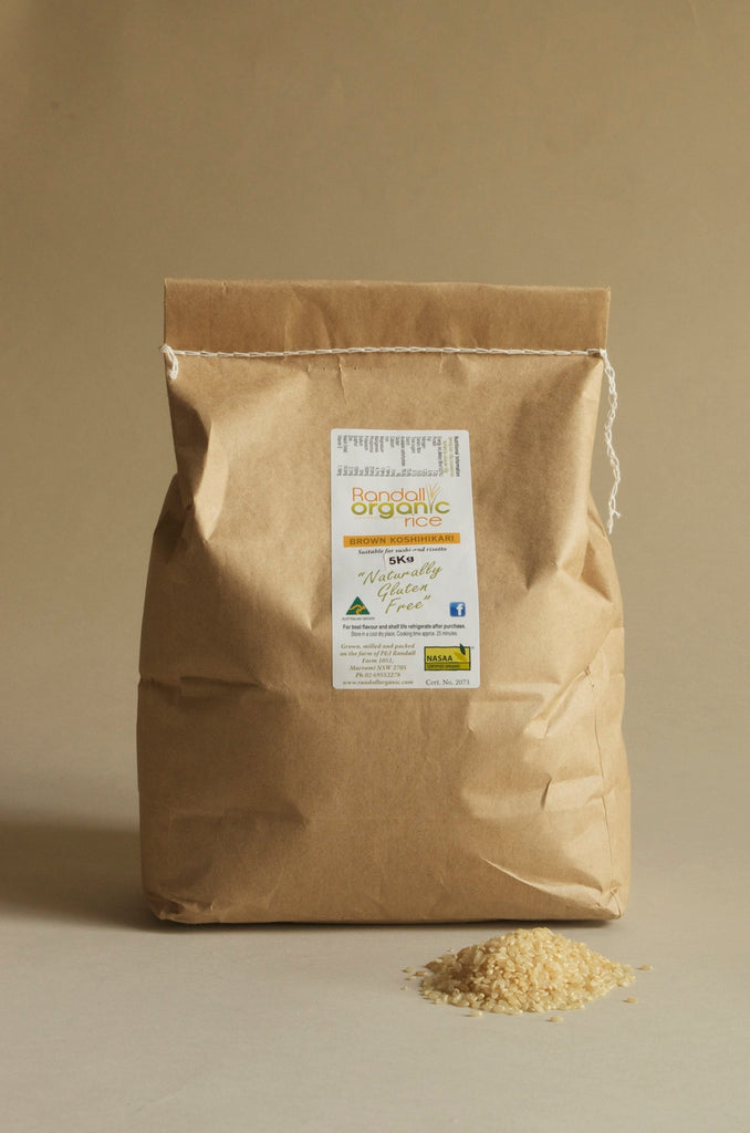 Organic Brown Australian-grown Koshihikari Rice