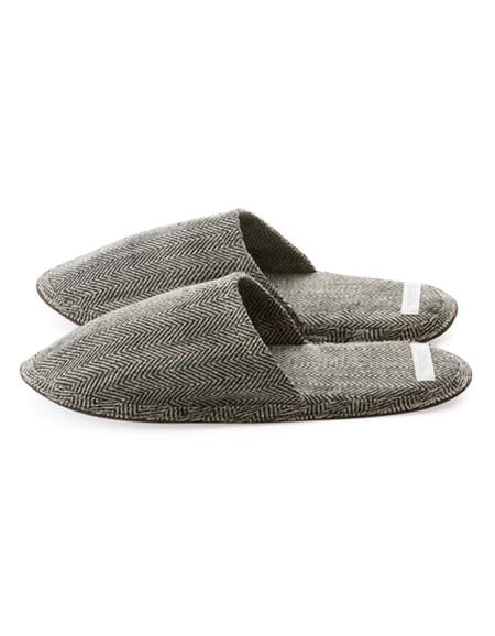 Fog Linen Work Linen Slippers | Mr Kitly