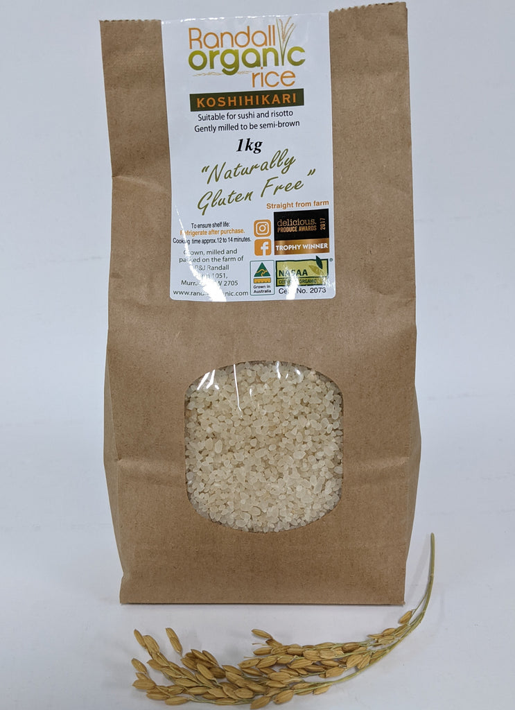 Organic White Australian-grown Koshihikari Rice