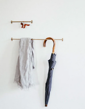 Fog Linen Work Brass Towel Bar