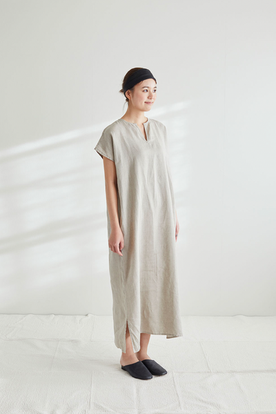 Fog Linen Work Lily French Sleeve Night Shirt | Mr Kitly