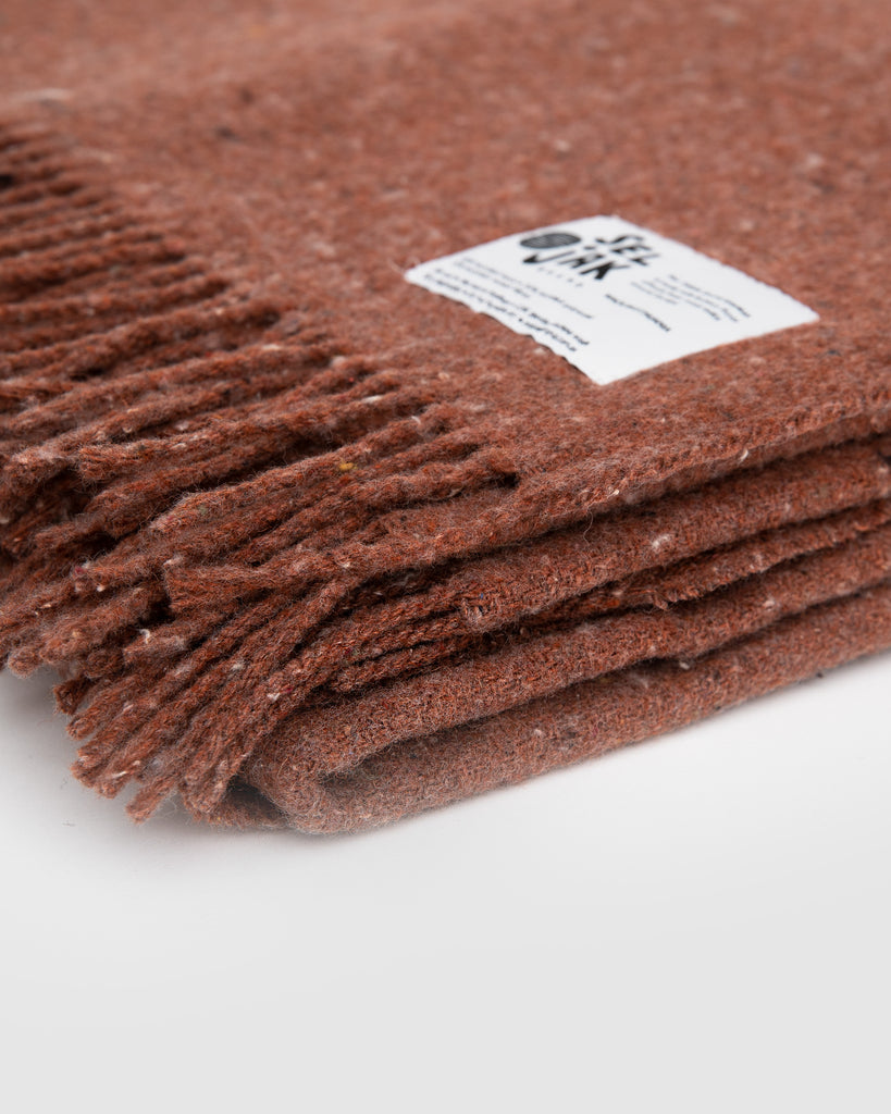 Seljak Recycled Wool Blanket - Earth