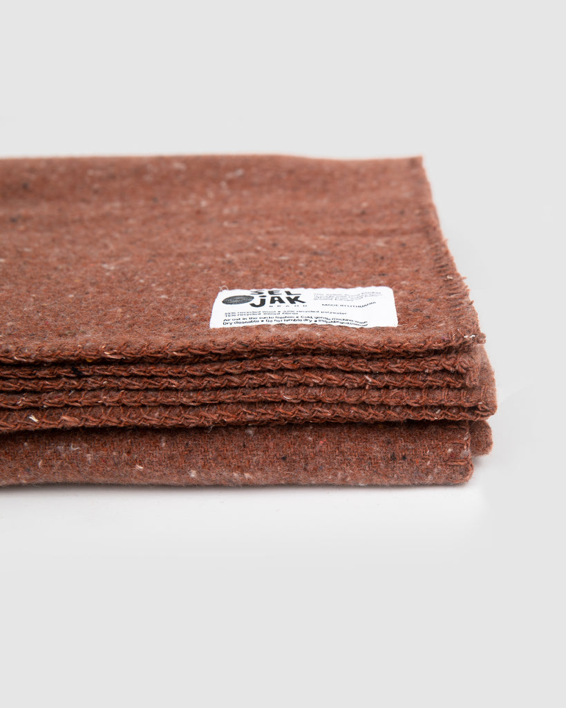 Seljak Recycled Wool Blanket - Earth