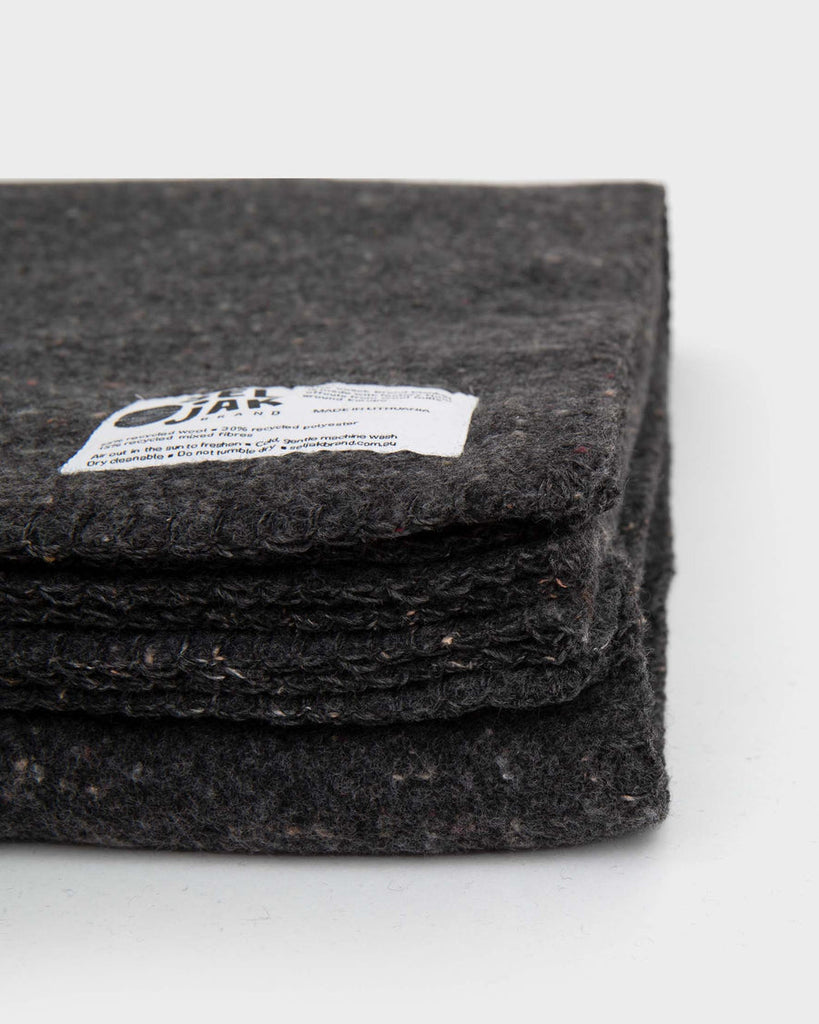 Seljak Recycled Wool Blanket - Ink