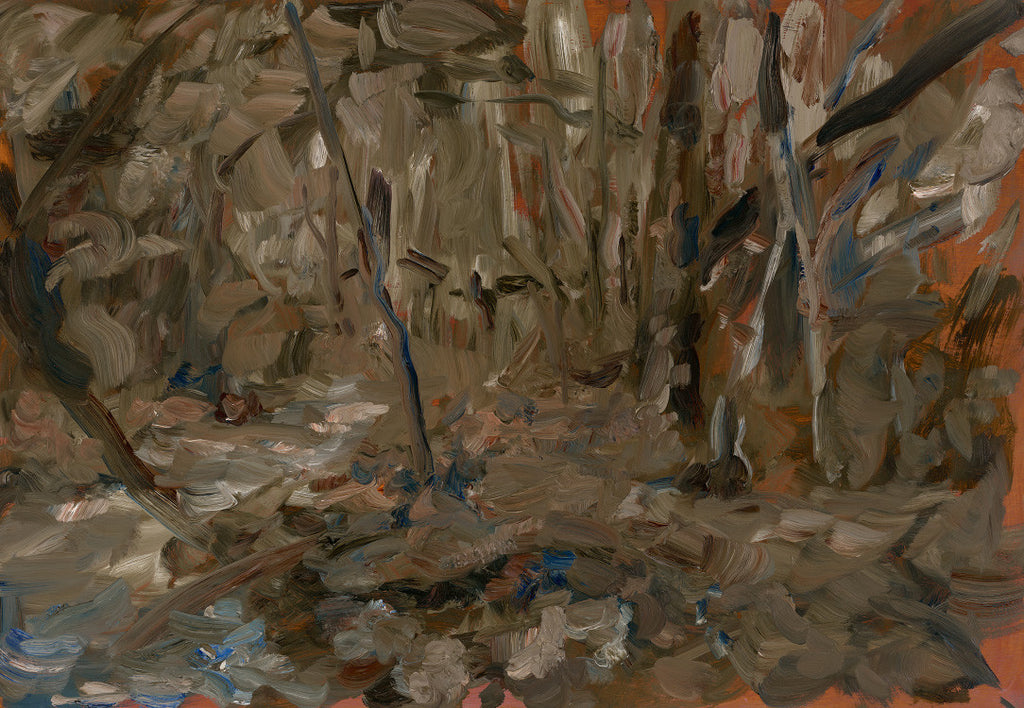 Paul Williams, Sunken Garden 9, 2014, 40.5cm x 60.5cm, oil on wood panel