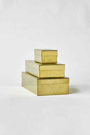 Rectangular box - Brass L